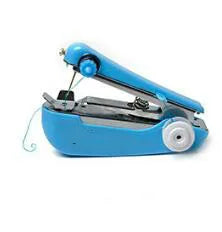 4 Colors 1pc Portable Mini Manual Sewing Machine Simple Operation Sewing Tools Sewing Cloth Fabric Handy Needlework Tool DC05 Peaceful Pleasures Health and Wellness Blue