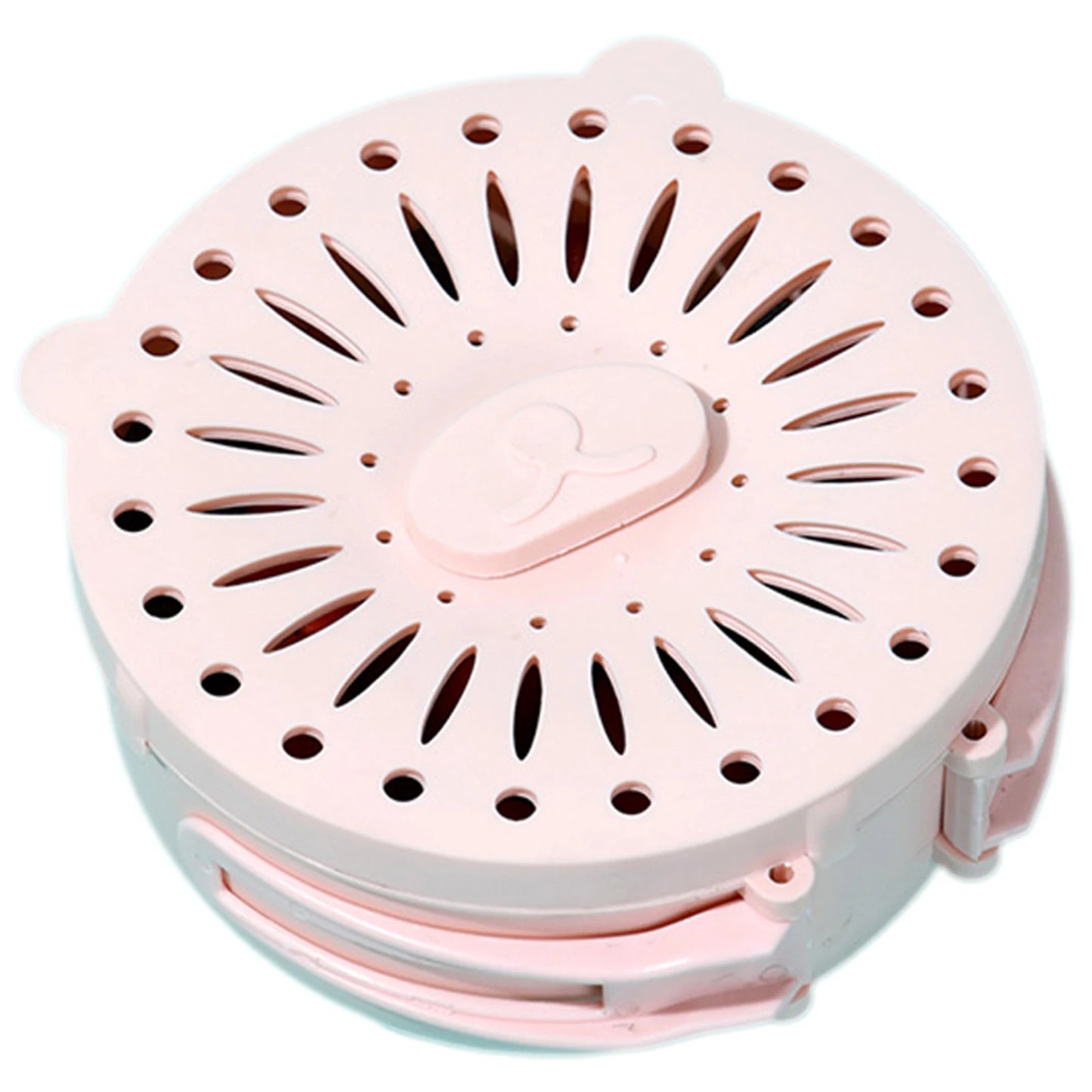 2-in-1 Foldable Fruit Drain Basket & Washing Bowl with Lid Fruit Drain Basket Peaceful Pleasures Health and Wellness Pink
