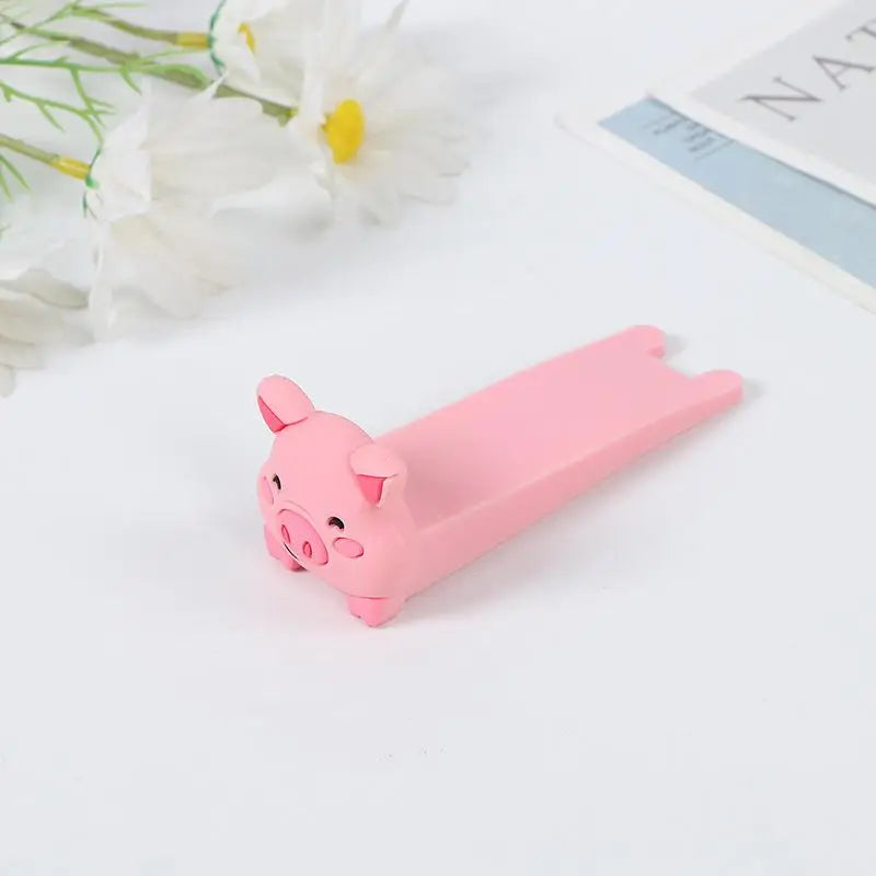 New 1pc Wedge Doorstops New Silicone Door Stop Reusable Shock Absorbent Block Anti-collision Stopper Home Door Doorstop Peaceful Pleasures Health and Wellness A4