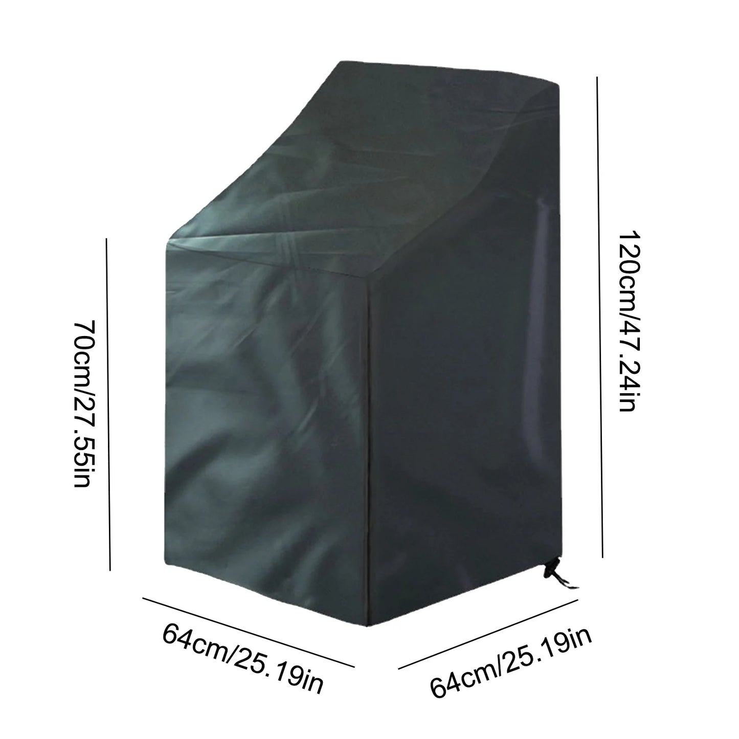 Patio Chair Covers Stacking Chair Cover 210D Oxford Cloth Water-Resistant Chair Covers for Lounge Lawn Deep Seat Peaceful Pleasures Health and Wellness