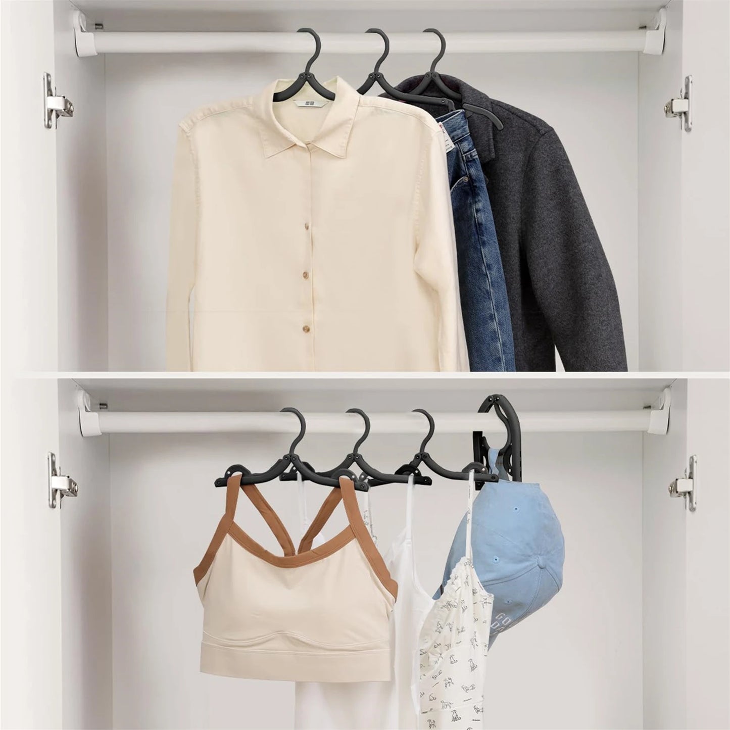 10pcs Portable Travel Hangers Outdoor Camping Hangers Clothes Hangers for Hanging Shirts T-Shirts Blouses Peaceful Pleasures Health and Wellness