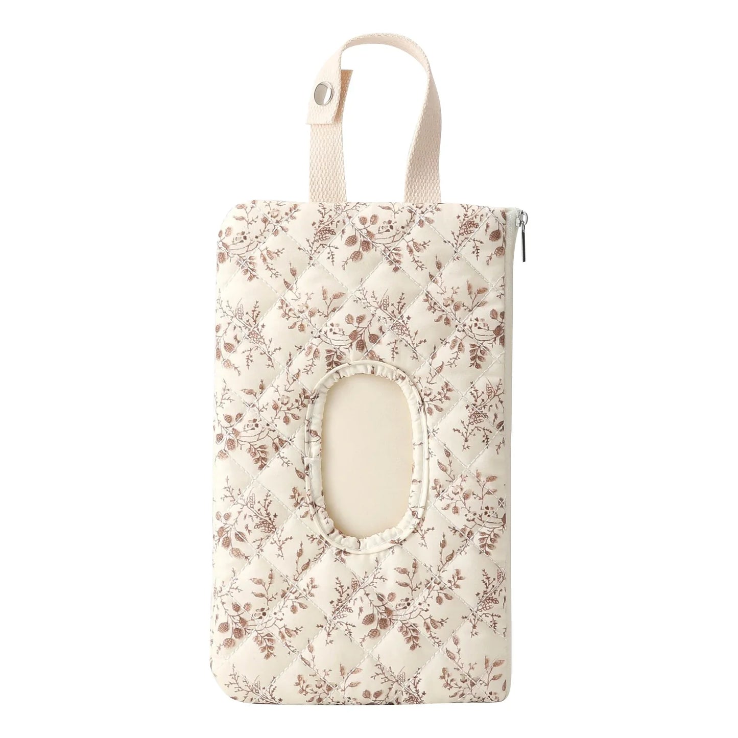 Floral Baby Wipes Case – Stroller Hanging Dispenser Bag