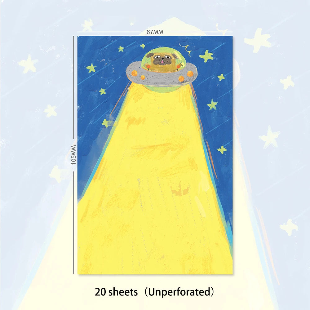 20 Sheets Fantasia M5 Interior Page Japanese Hand Drawn Basic Account