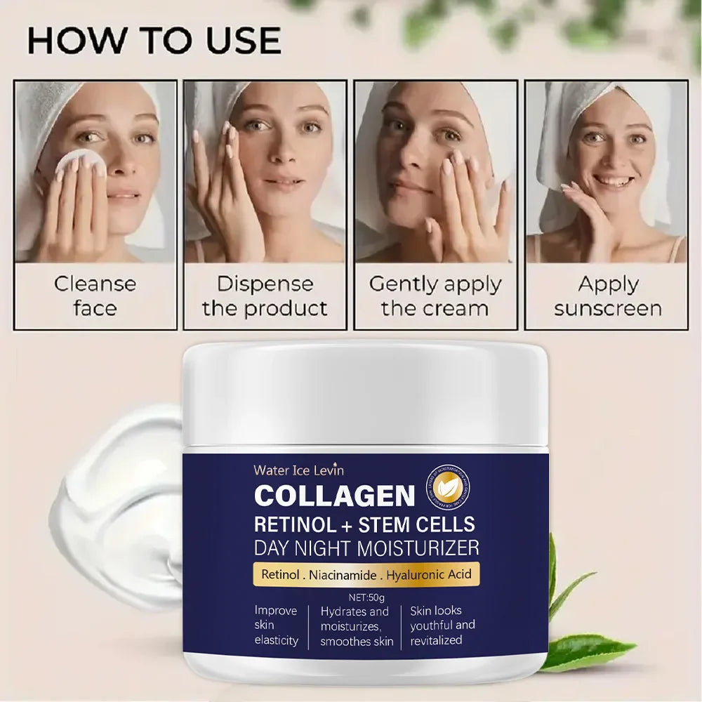 Collagen Face Cream – Retinol & Hyaluronic Acid Anti-Aging 50g