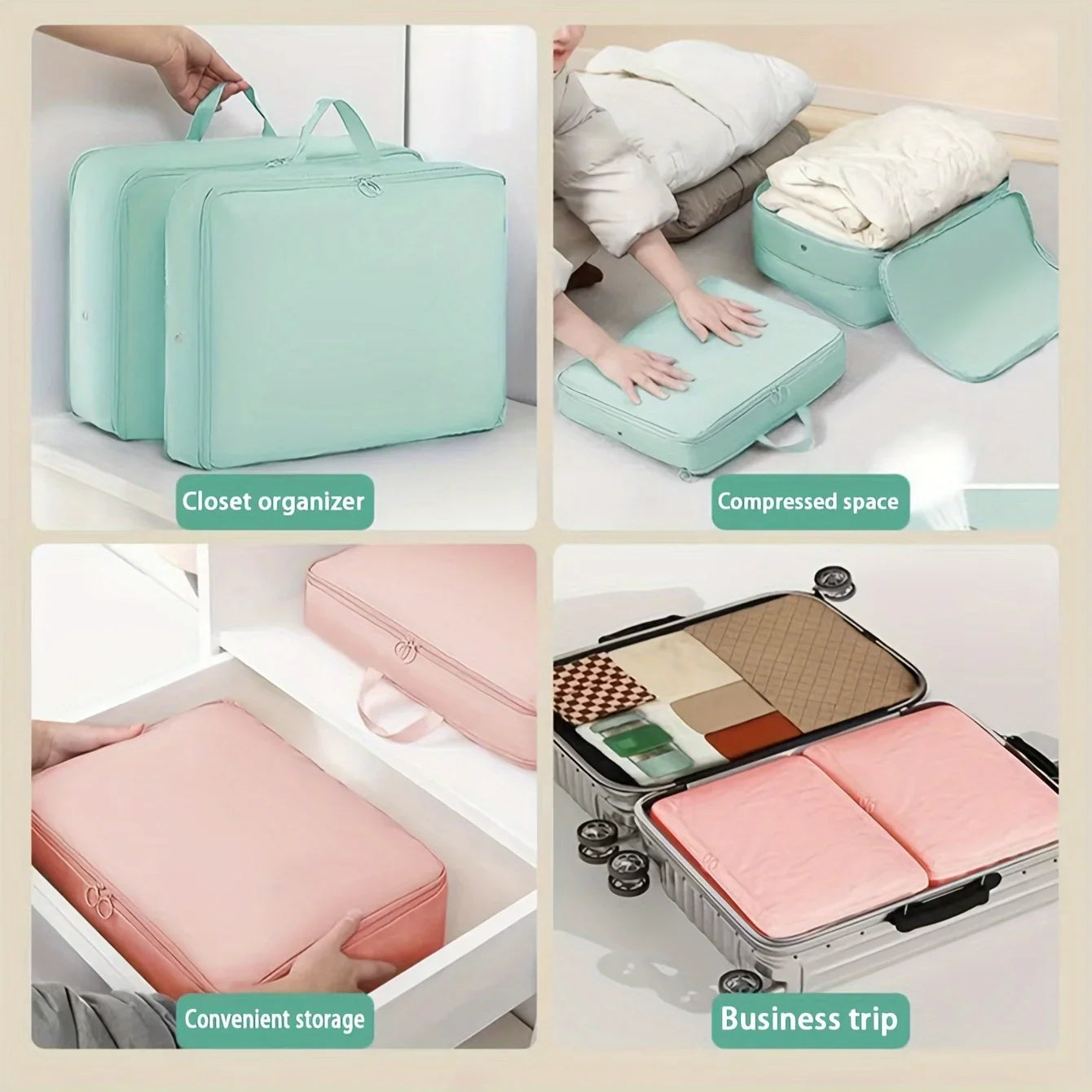Compression Packing Bag – Space-Saving Clothes & Quilt Storage