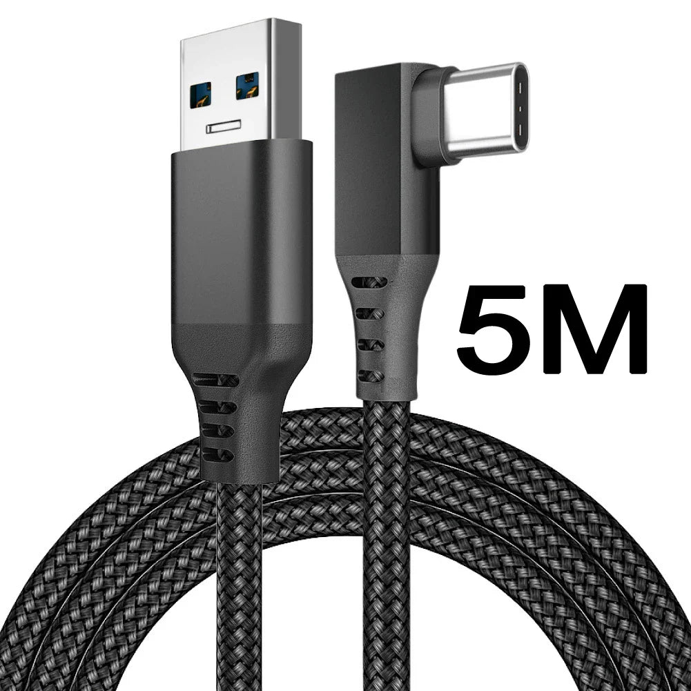 5M USB-A to USB-C VR Link Cable for Meta Quest 2 | 5Gbps
