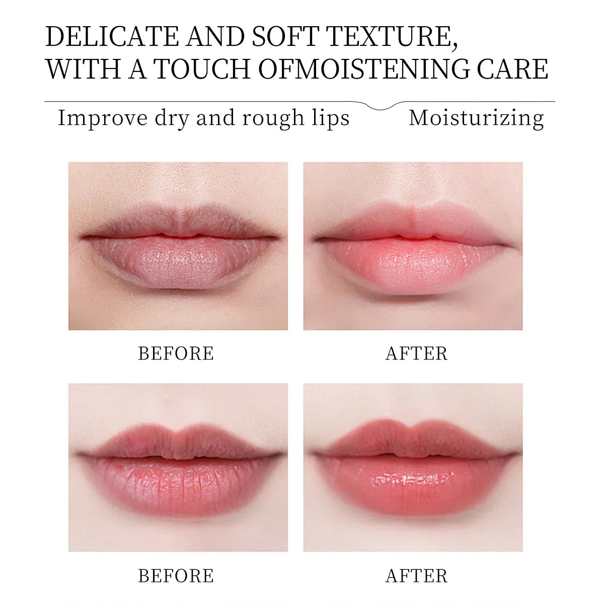 YOUNGCOME Natural Plant Jelly Lip Gloss Set 4×7g – Moisturizing