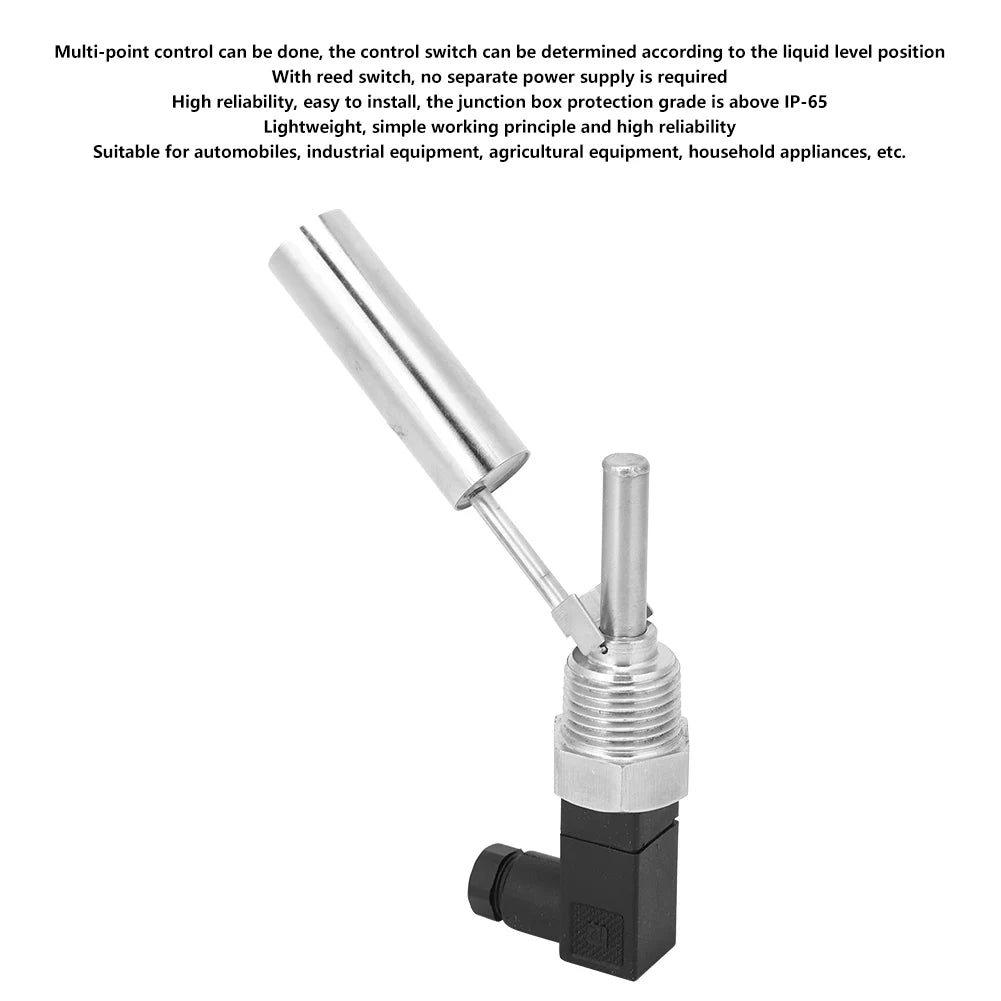 Duckbill Float Switch 304 Stainless Steel Liquid Level Sensor G1/2"