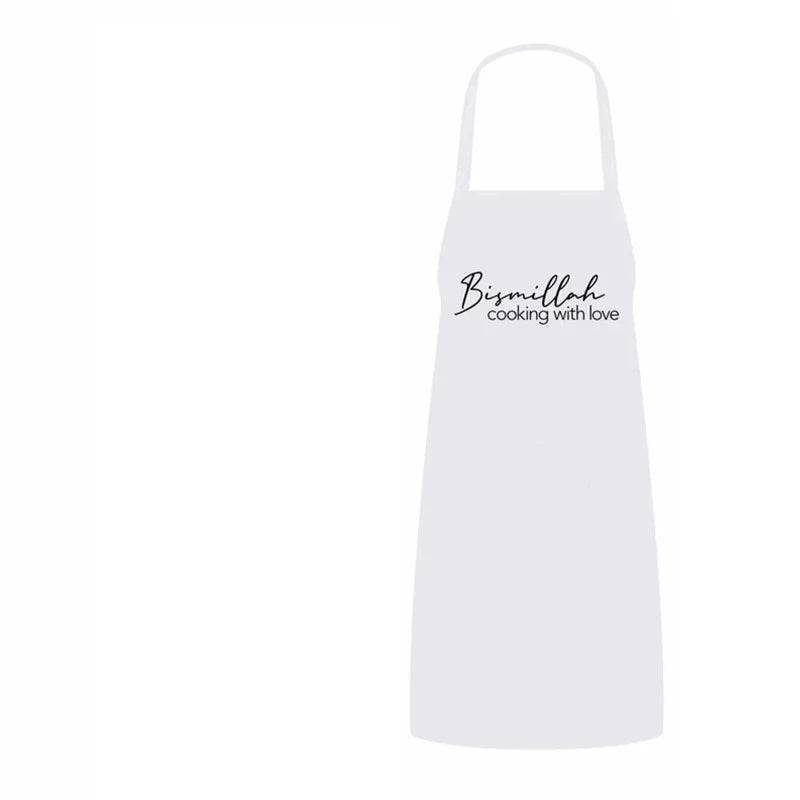 Bismillah Cooking With Love Apron | Eid Ramadan Muslim Gift
