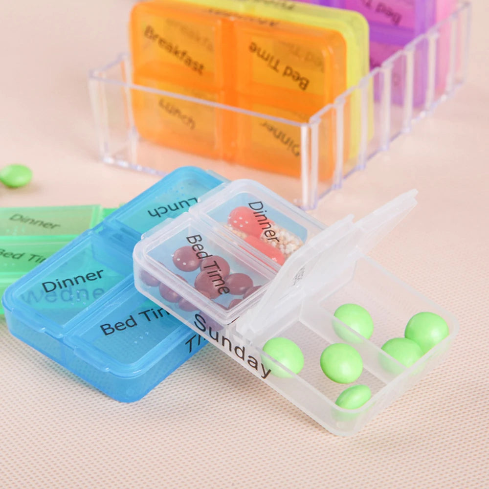 28 Compartment Plastic Medicine Box Drawer Style Organizer for Home Health Care Storage medicine organizer shelf Peaceful Pleasures Health and Wellness