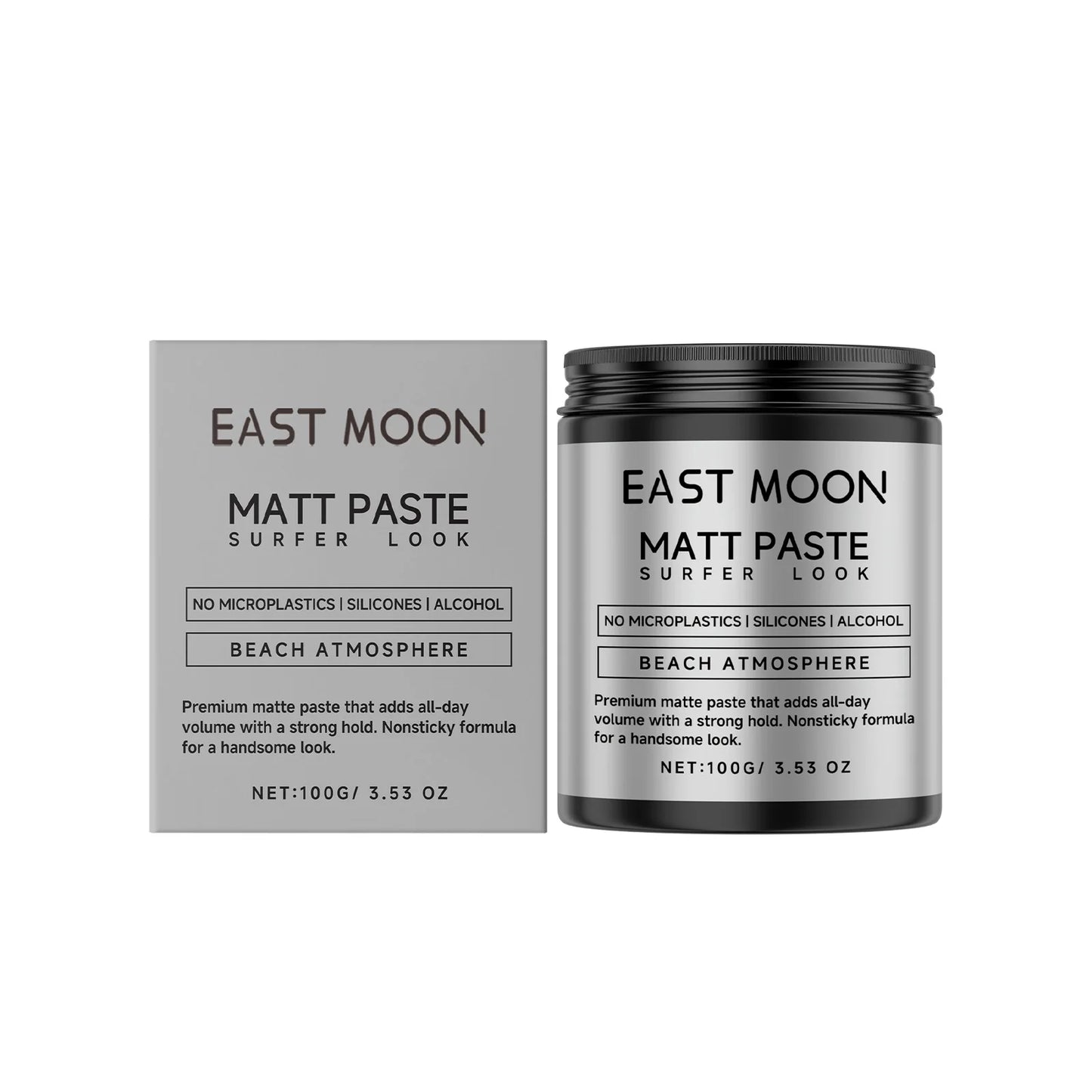 East Moon Matte Hair Styling Cream | Anti-Frizz Volume Paste
