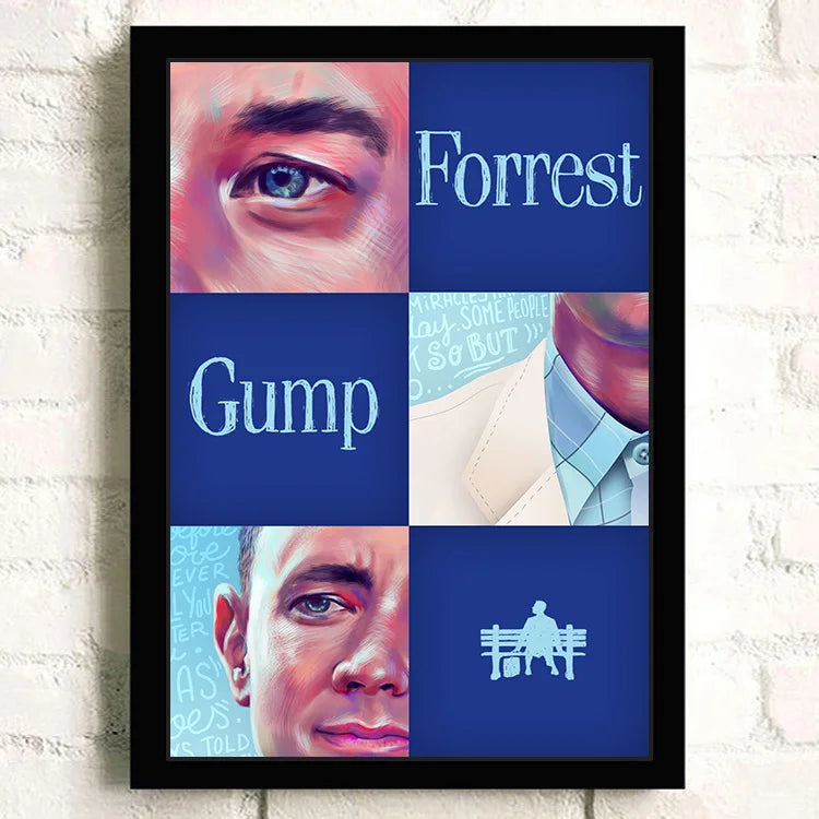 Forrest Gump Classic Movie Canvas Wall Art Poster | Home Decor