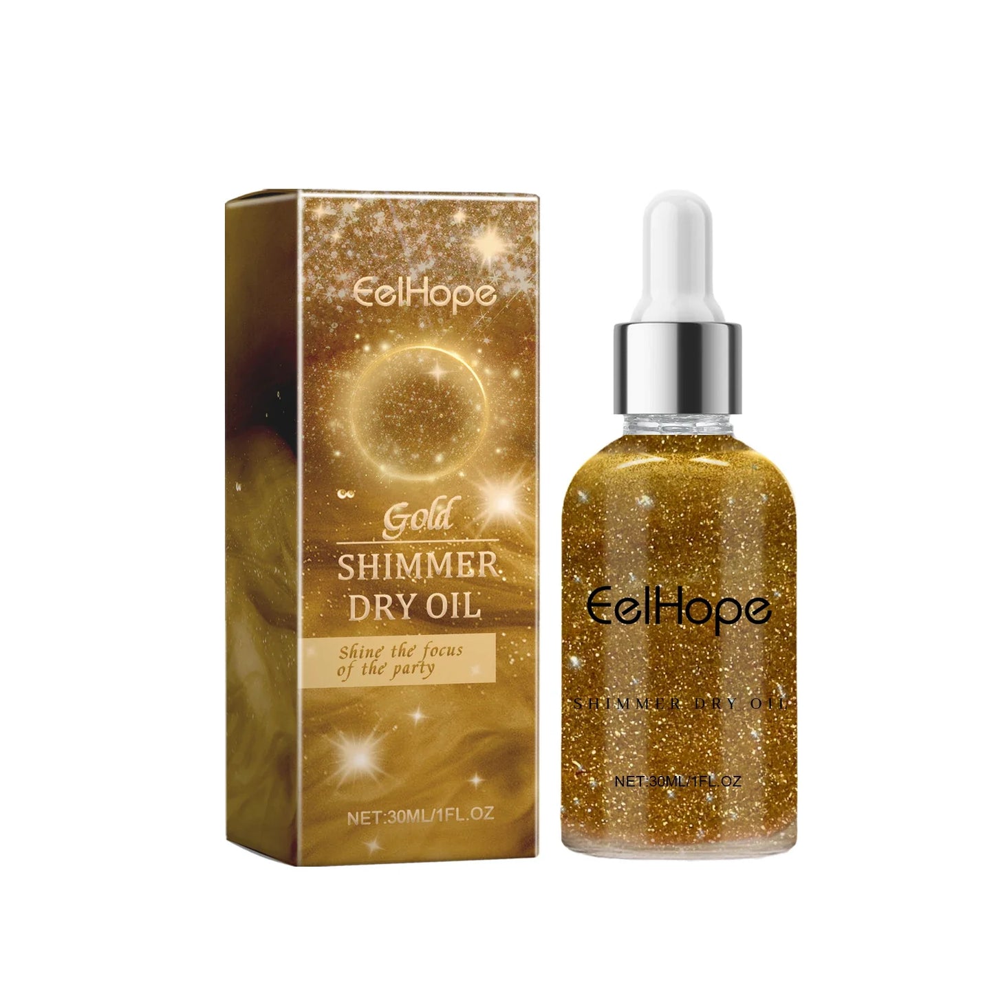 Eelhope Glitter Spray Highlighter – Face, Hair & Body Shimmer