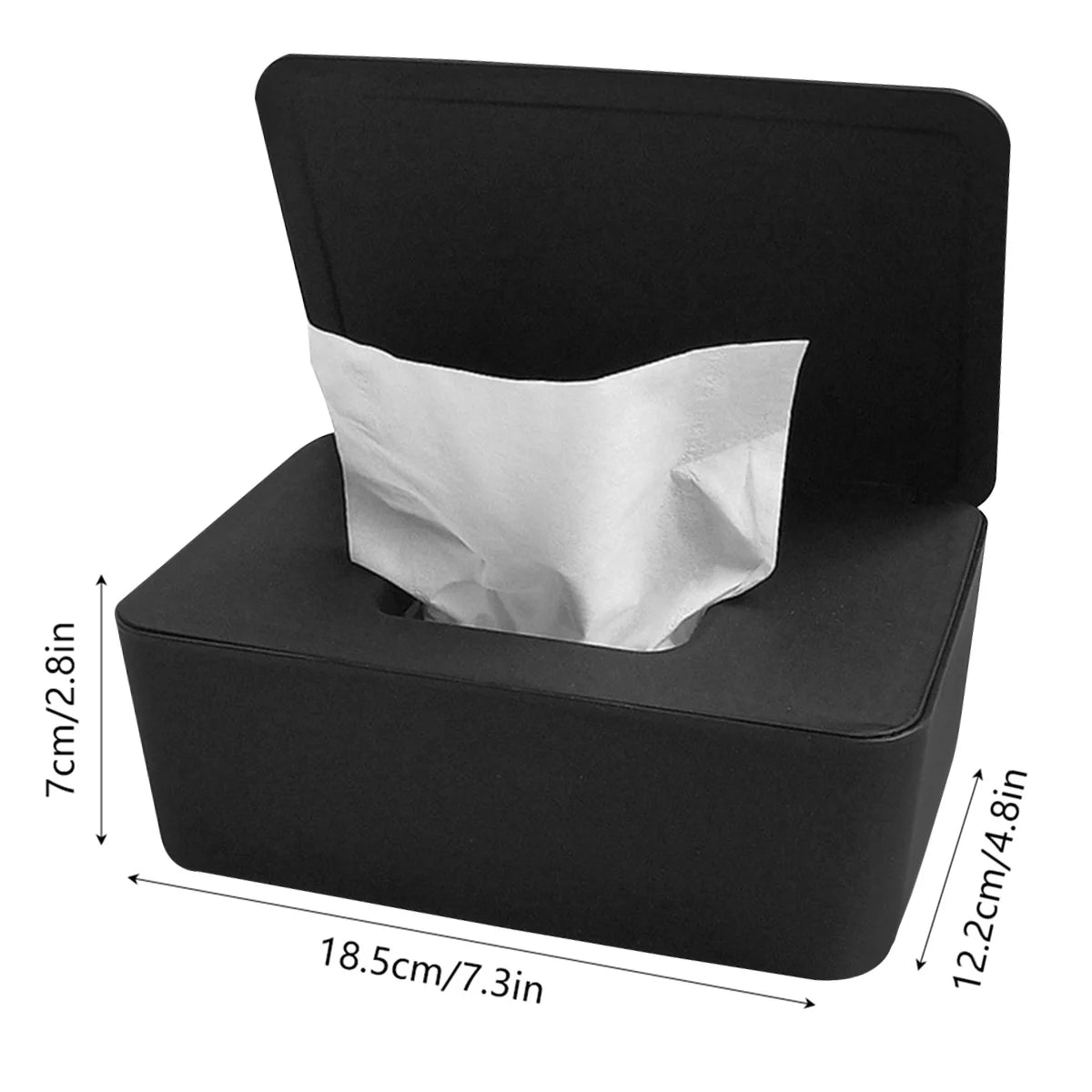 Dustproof Wet Wipes Dispenser Box with Lid | Home & Car