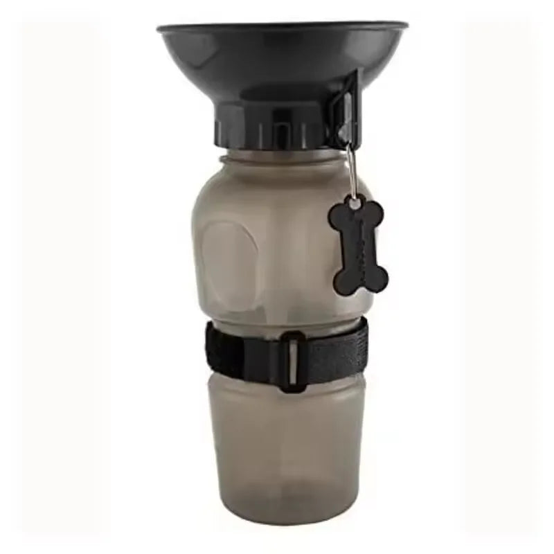 500ml Portable Pet Water Bottle – Leak-Proof Travel Cup for Dogs