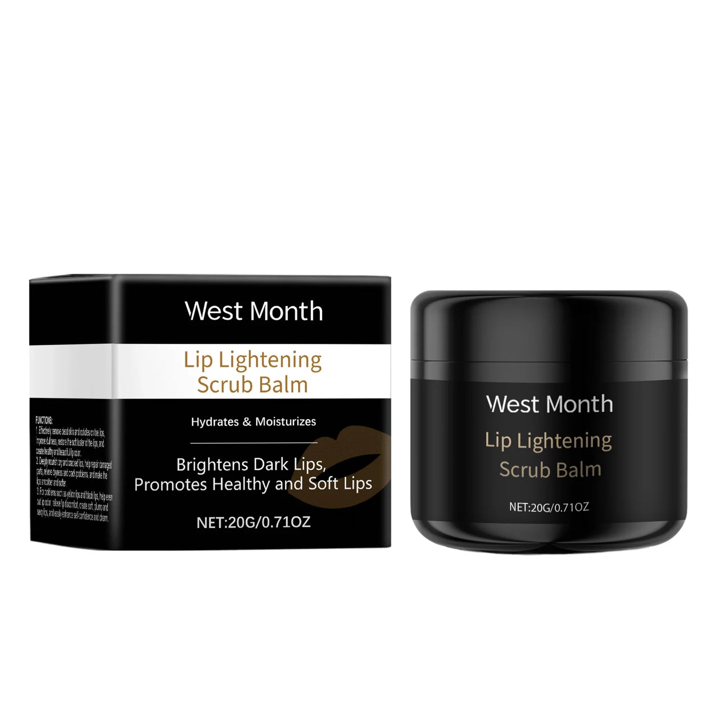 Lip Scrub Exfoliator – Hyaluronic Acid, Vitamin C & Aloe