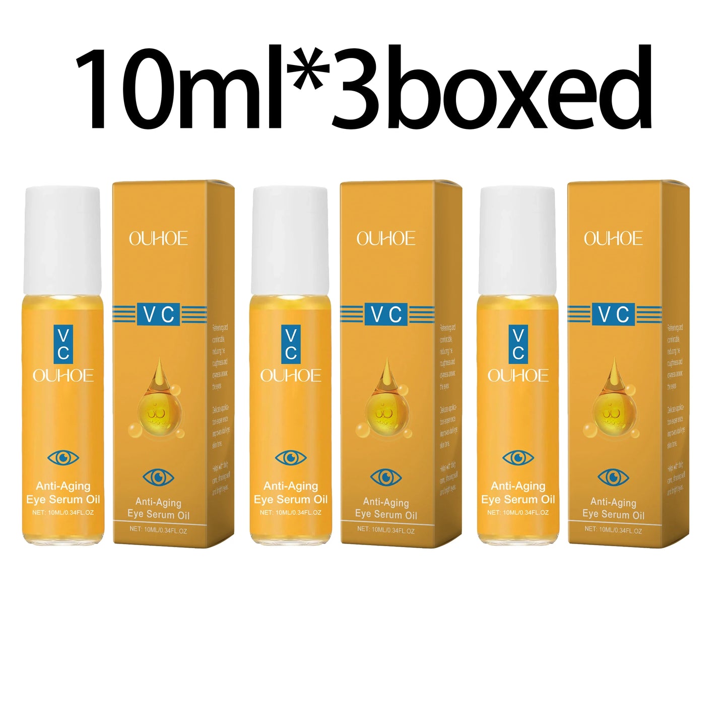 Anti-Aging Eye Serum Oil – Firming, Brightening & Wrinkle Reducer Eye Serum Oil Oasis Select 10ml boxed X 3pcs