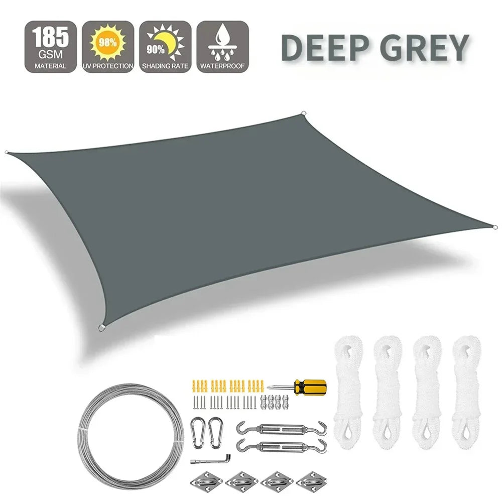 UV Block Shade Sail Canopy | Water Resistant Sun Shelter
