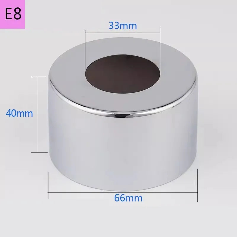 2PCS Stainless Steel Faucet Pipe Decorative Cover 1/2" 3/4" 1"