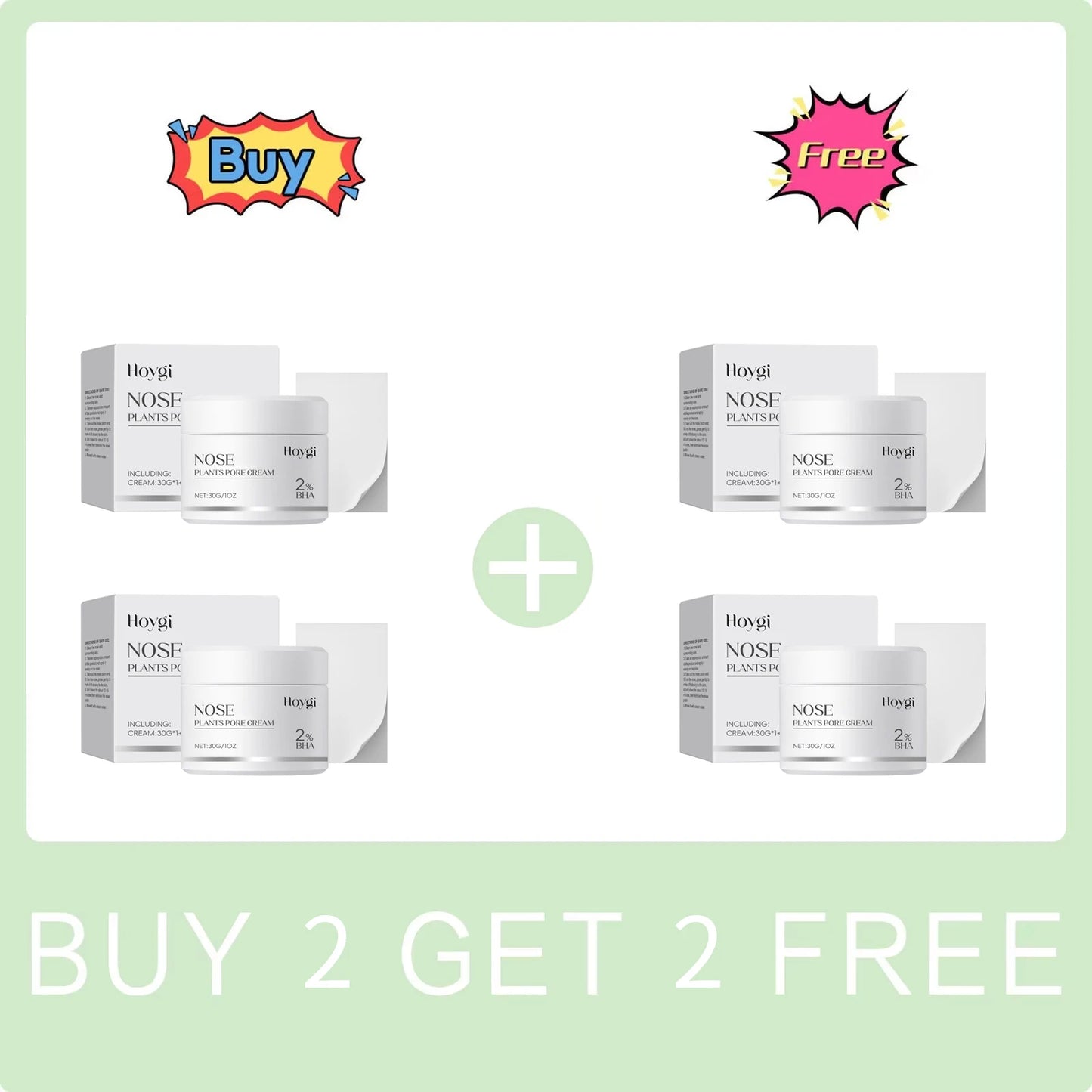 Blackhead Remover Nose Mask Set Deep Cleaning Nose Blackhead Remove Cuticles Brightening Skin 2% Bha Nose Plants Pore Strips Kit Peaceful Pleasures Health and Wellness Buy 2 Get 2 Free