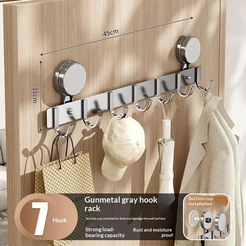 New Removable No Drill Coat Hanger Vacuum Suction Cup Hangers Bathroom Bedroom Kitchen Multi-Purpose Suction Cup Coat Hook Peaceful Pleasures Health and Wellness A2