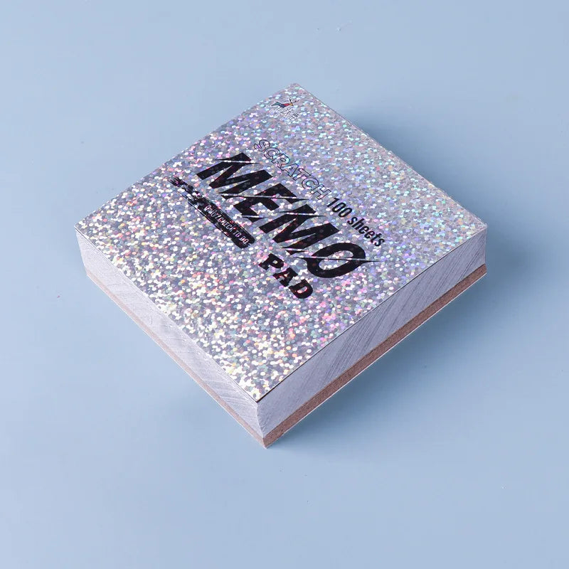 100 Sheets Scratch Paper Colorful Graffiti Student Drawing Sandpaper