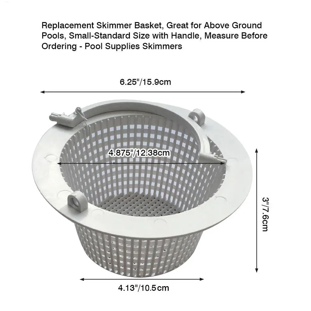Swimming Pool Replacement Skimmer Skimmer Basket Pool Filter Basket Pool Replacement Skimmer Basket Swimming Pool Supplies Peaceful Pleasures Health and Wellness With Handle