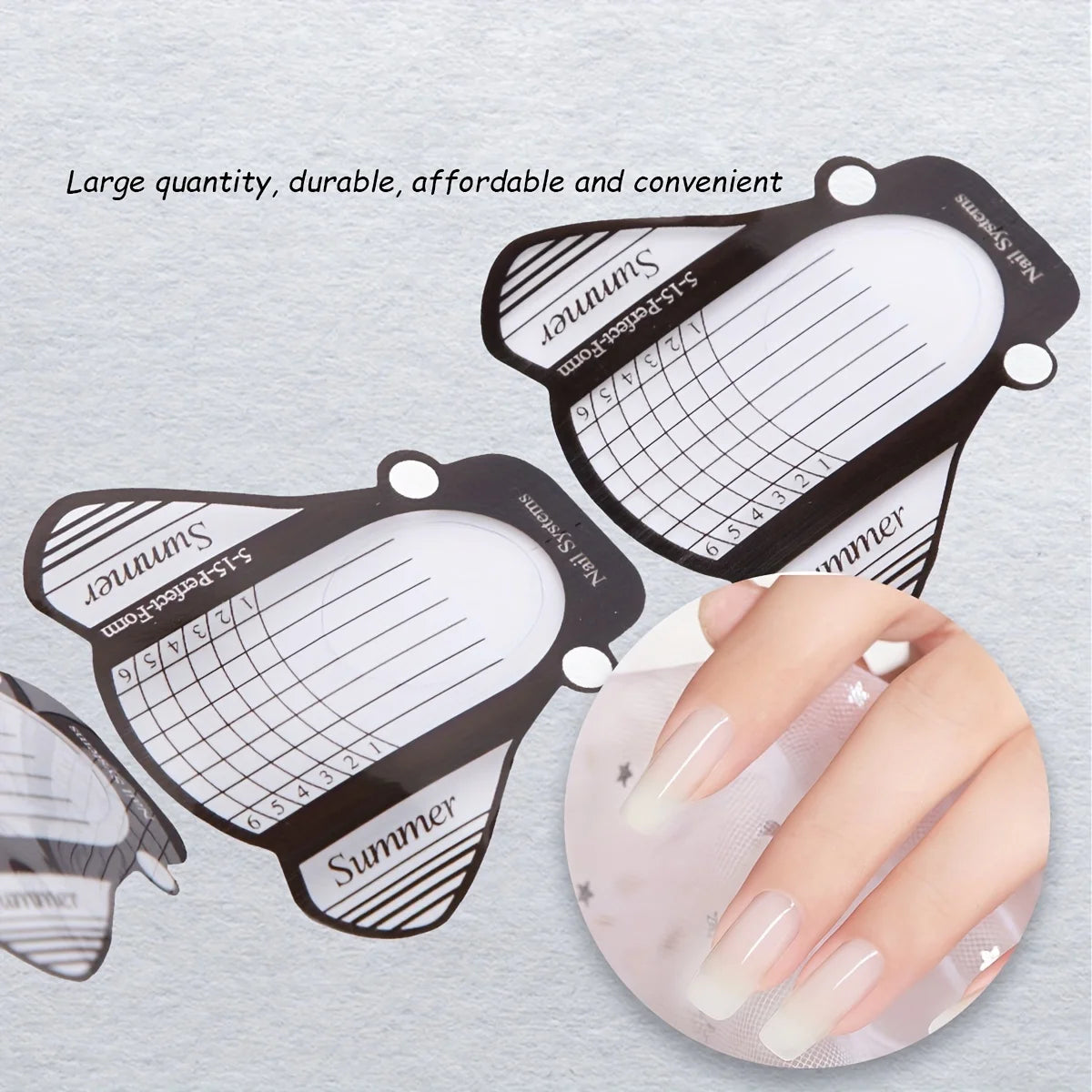 Nail Extension Tool Paper Holder, Bee-Shaped Paper Holder, Sturdy and Durable, French Manicure Plastic Extension Paper Holder Peaceful Pleasures Health and Wellness