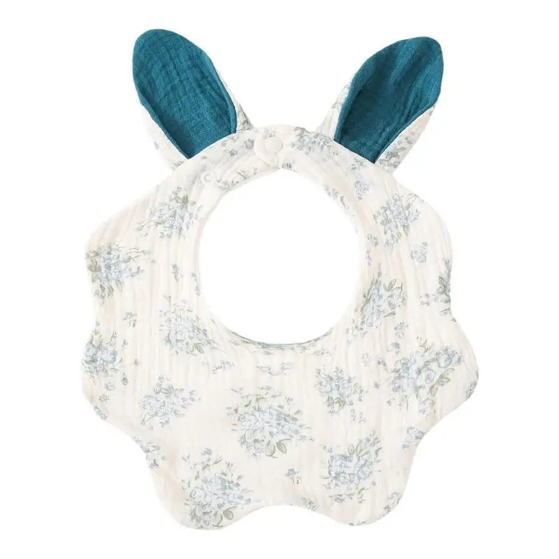 4-Layer Cotton Baby Bib & Burp Cloth | Soft Drool Towel