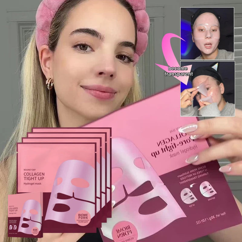 PDRN Collagen Hydrogel Mask – Korean Glass Skin Face Mask