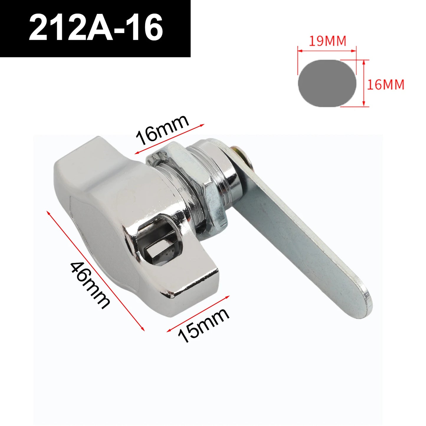 Cabinet Cam Lock Door Padlock Zinc Alloy Keyless Mechanical