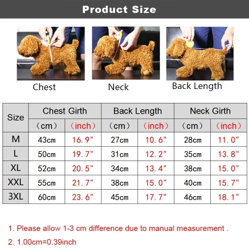 Waterproof Fleece Dog Jumpsuit | Winter Coat for Small Dogs