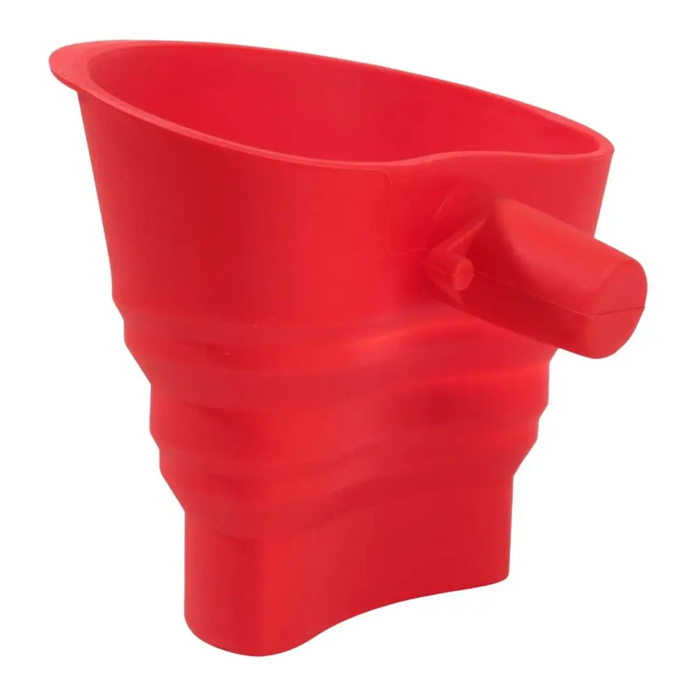 5-Quart Stand Mixer Funnel Attachment 1PC Splash-Guard & Pouring Spout In One, Dishwasher Safe Silicone For Flour, Sugar Peaceful Pleasures Health and Wellness Red