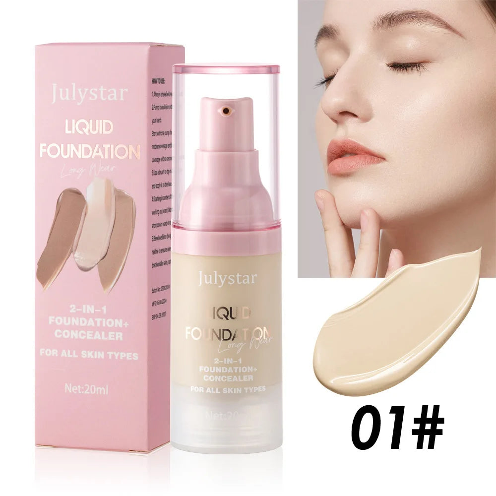 High Coverage Waterproof BB Cream Foundation – Oil Control 20ml