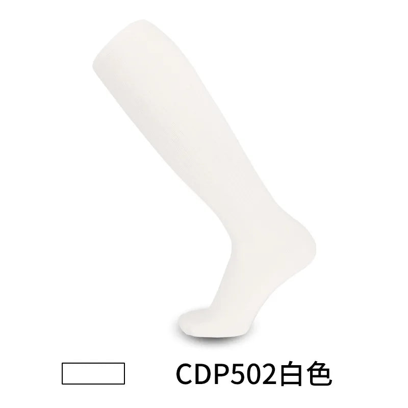 Solid Thin High Training Soccer Socks Men's Long Socks Children's Knee Socks Peaceful Pleasures Health and Wellness football socks 1 foot leghth18-23.5