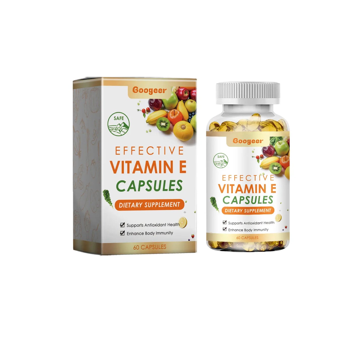 Googeer Vitamin E 400 IU Softgels | Non-GMO, Gluten Free