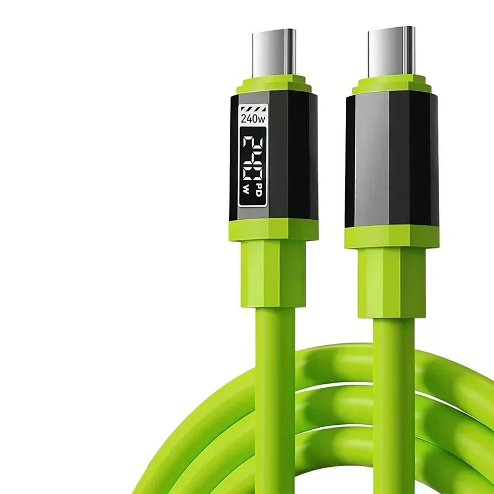 240W USB-A to USB-C Fast Charging Cable 0.3M–2M | 5A