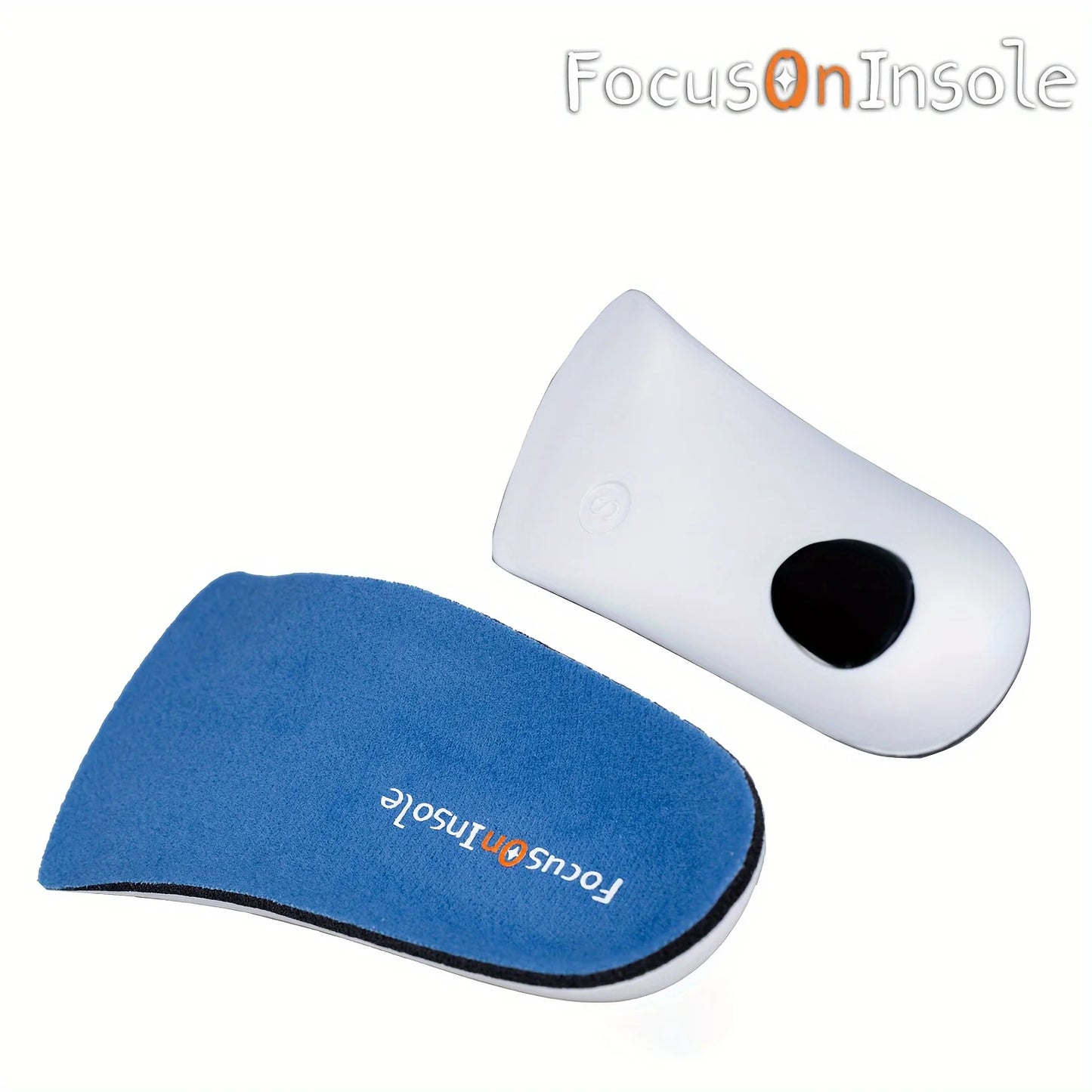 1 Pair Correction Half Size Insole Shock-Absorbing Insole,Flat foot insole,Arch support,Correction of Inner Eight Shaped Insole Peaceful Pleasures Health and Wellness FocusOnInsole XL