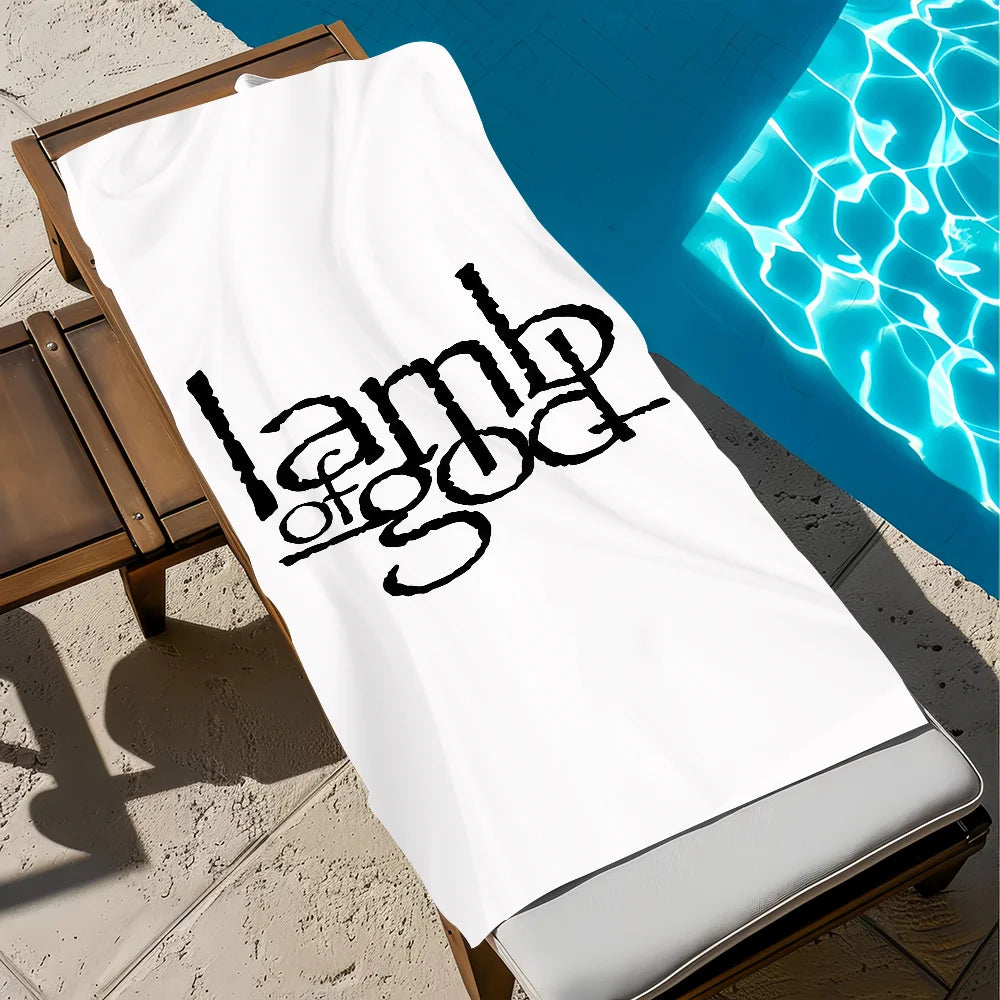 Lamb of God Rock Band Quick-Dry Beach Towel | Travel & Gym