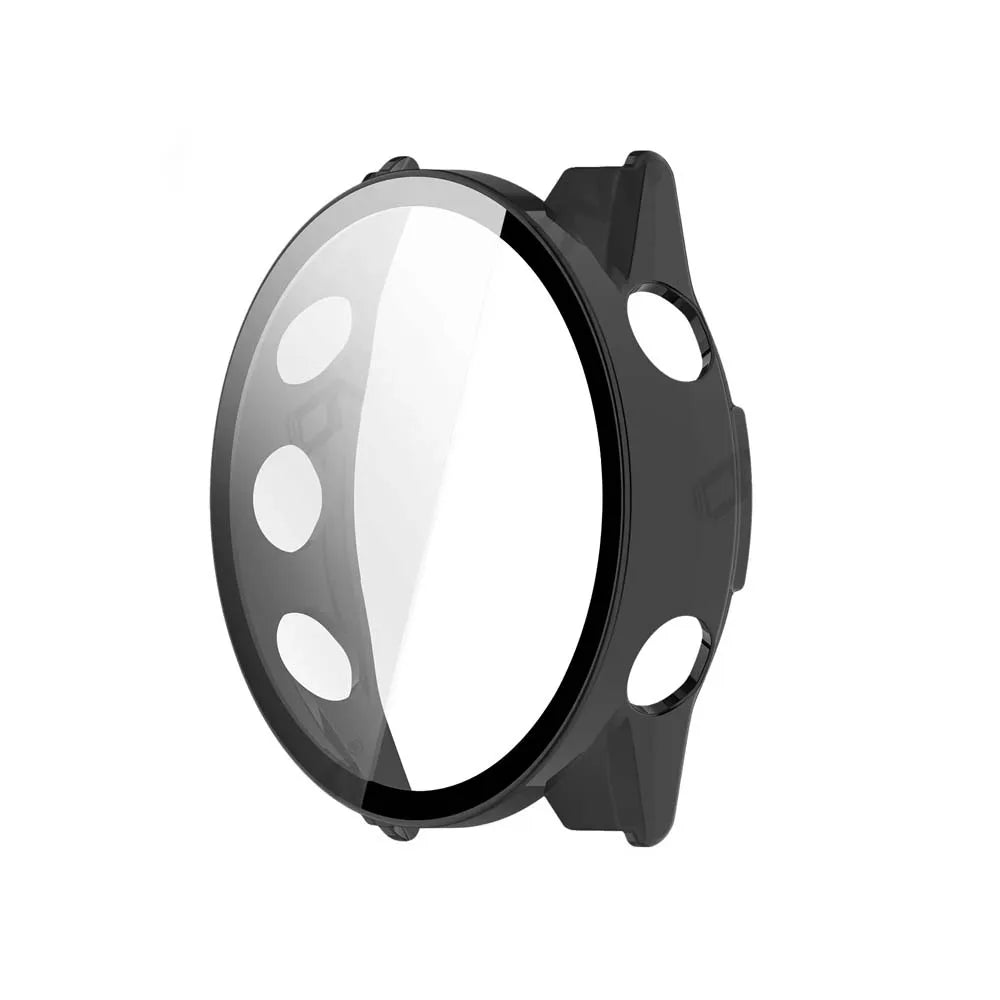 Garmin Forerunner 970 570 Tempered Glass Screen Protector & Case Peaceful Pleasures Health and Wellness black Garmin 570 47mm