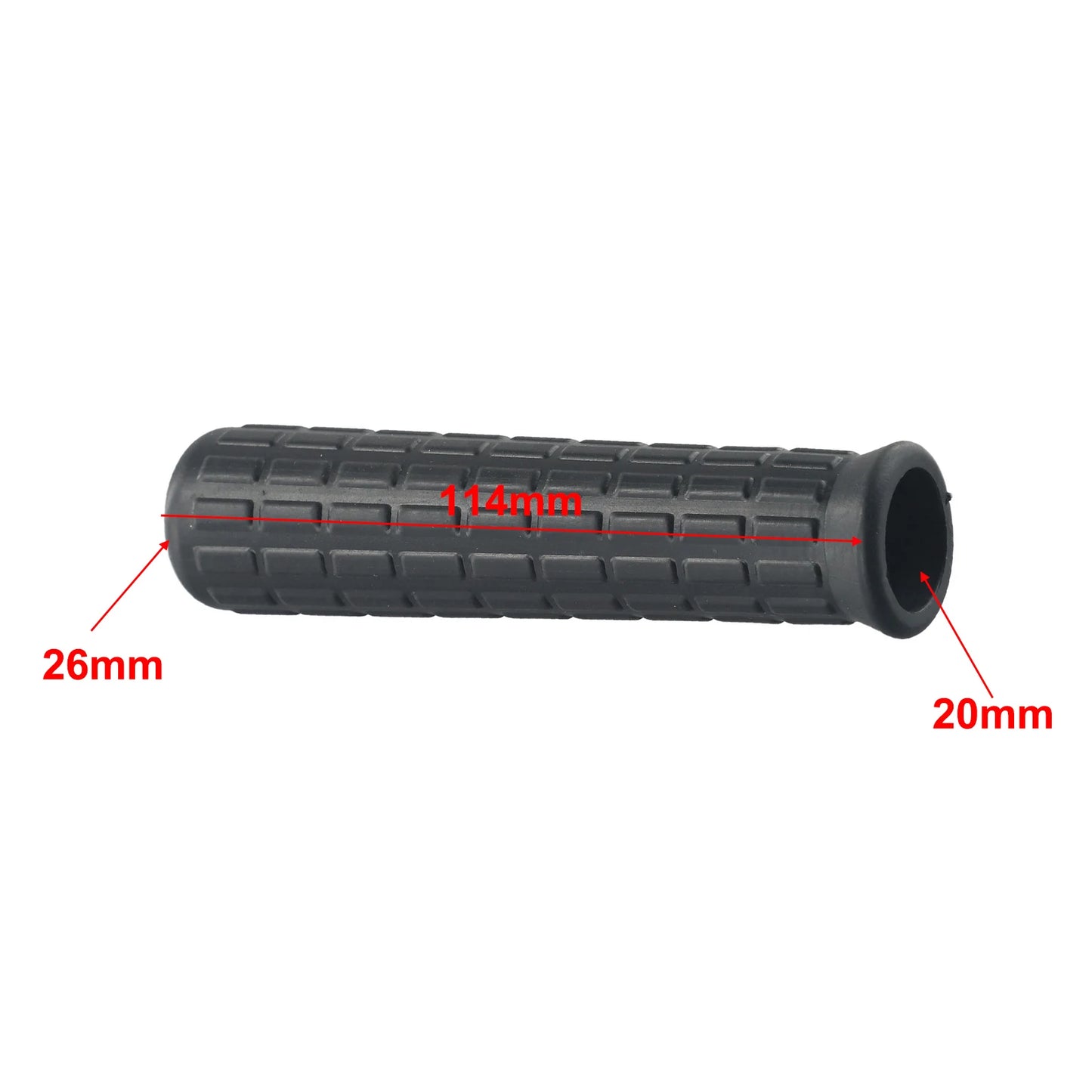 Wheelbarrow Rubber Handles Round Tubes Black Replacement Anti Slip