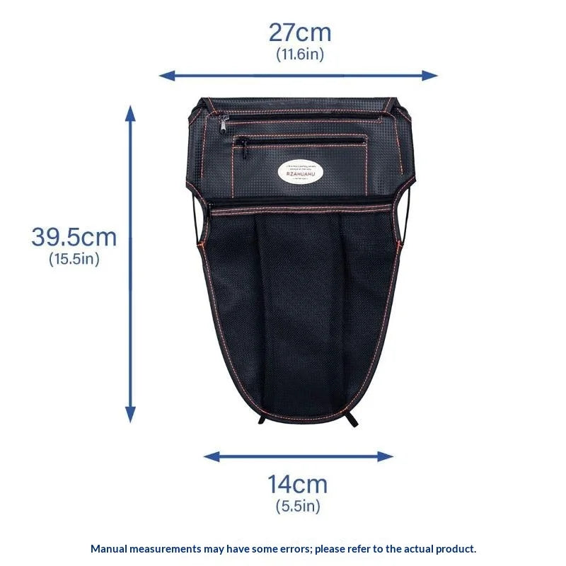 Car Seat Middle Organizer – Zippered Handbag Holder