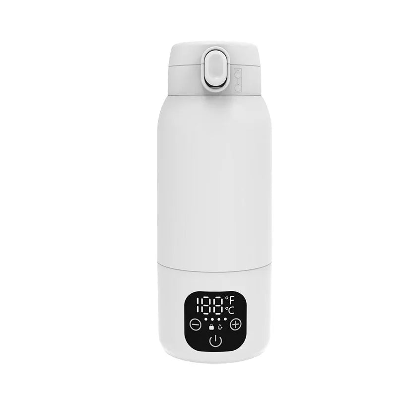 Wireless Baby Milk Warmer | Portable 500ml Constant Temp Cup