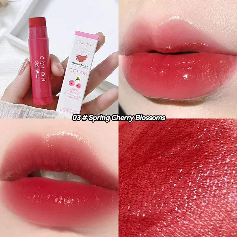 HAIPINK 3-Piece Set Tinted Moisturizing Lip Balm - Hydrating, Fade Lip Lines, Prevent Chapping Peaceful Pleasures Health and Wellness 03