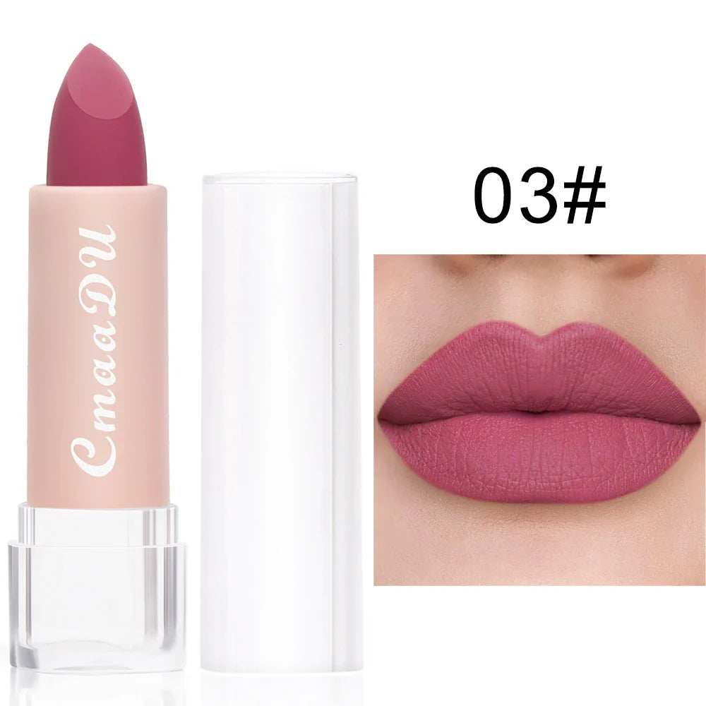 Cmaadu Velvet Matte Lipstick – Waterproof Long-Lasting Lip Gloss