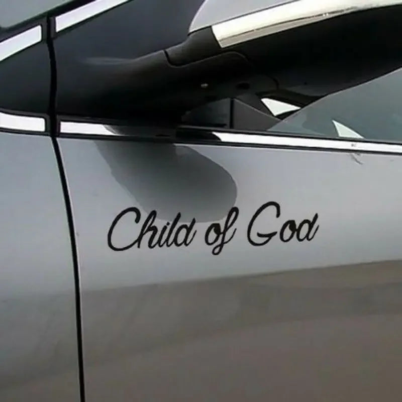 20.5cm*5cm Child Of God Funny Vinyl Decal Sticker Car Stickers Window Peaceful Pleasures Health and Wellness