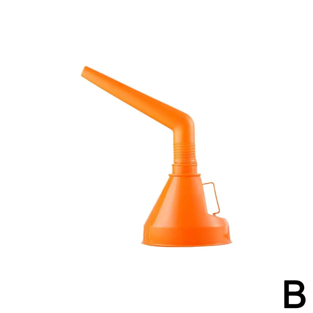 Car Funnel Gasoline Oil Fuel Filling Tools Long Stem Flexible Anti-splash Plastic Oil Funnel Motorcycle Refueling Tools Peaceful Pleasures Health and Wellness 1pcs