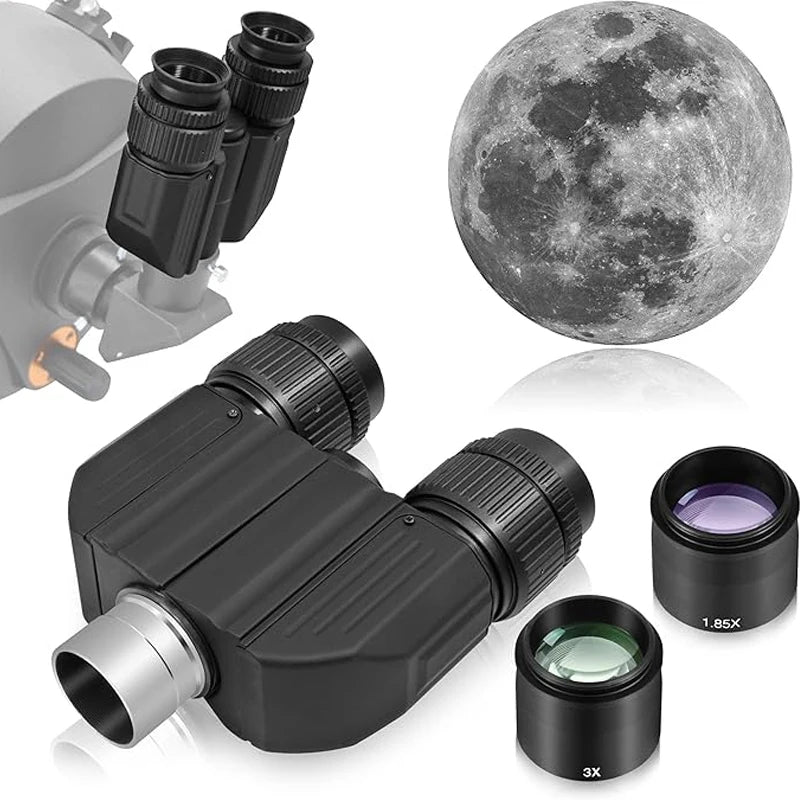 Celestron Astronomical Telescope Eyepiece Double Binocular Head Clear Binoculars Special Accessories Telescope Astronomical Peaceful Pleasures Health and Wellness
