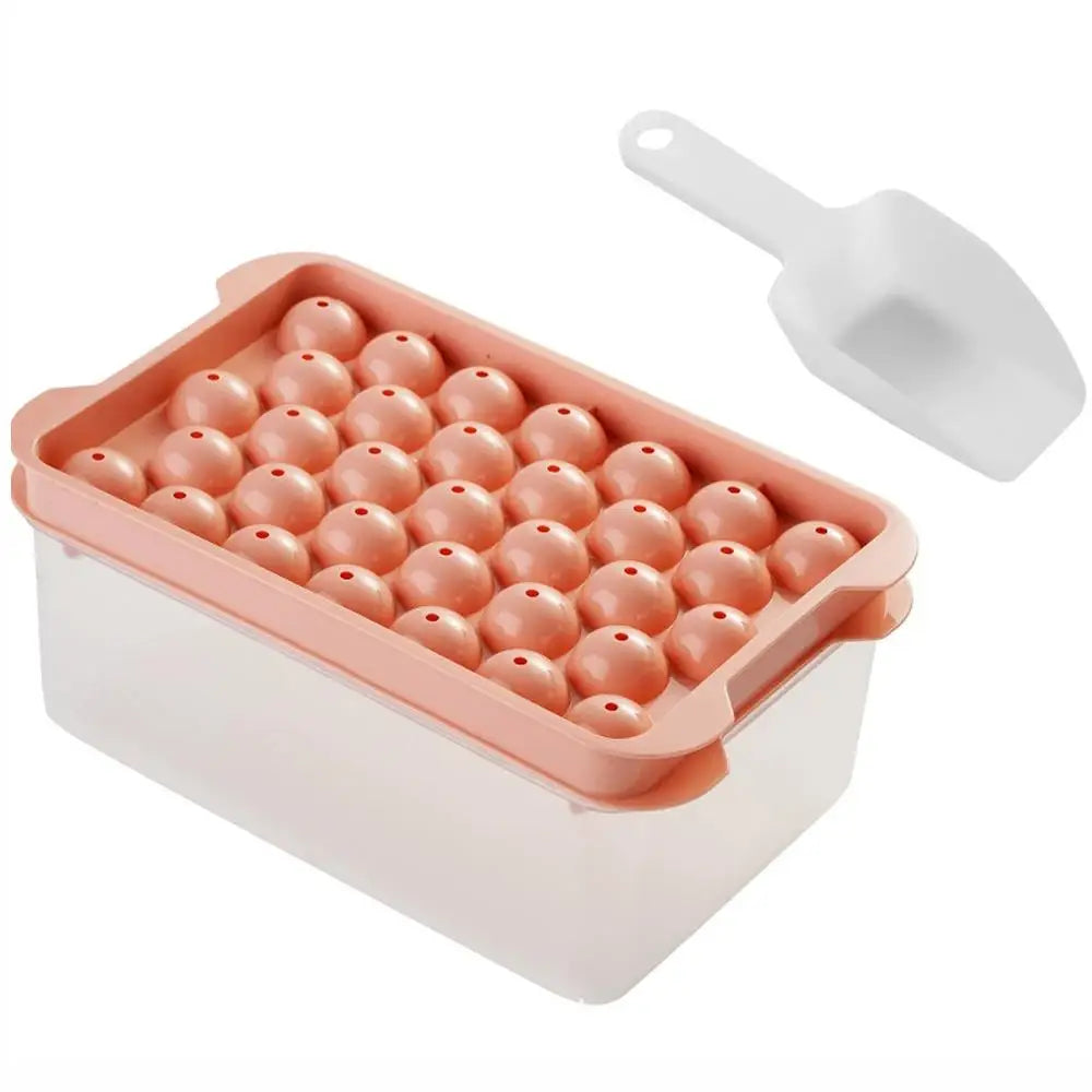 3-Piece Food Grade Ice Cube Tray Set with Storage Container