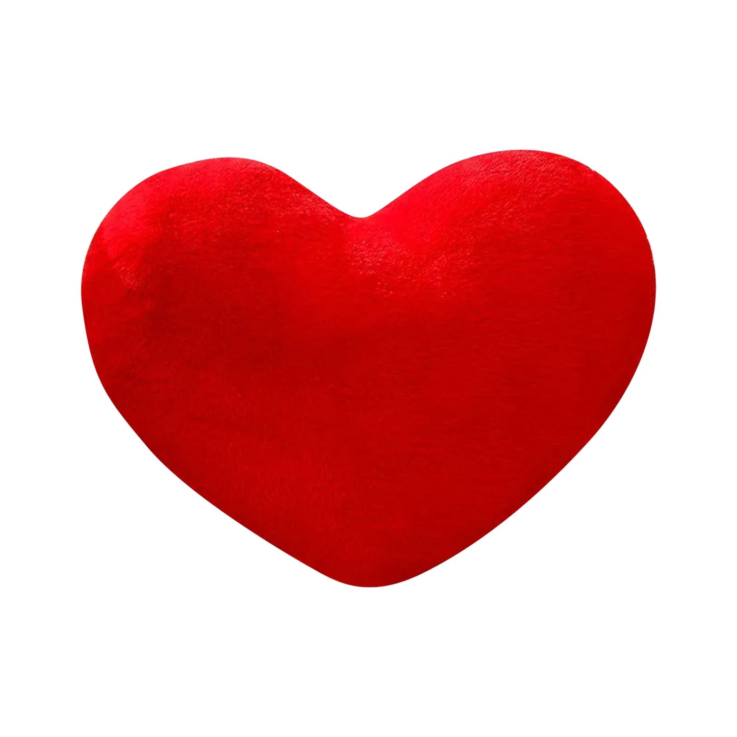 Heart Shaped Plush Throw Pillow – Valentine's Love Cushion Gift